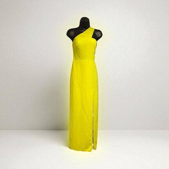 Aidan Mattox Aidan Mattox MN1E203657 - Asymmetric High Slit Evening Gown Size 6 - Picture 10 of 13